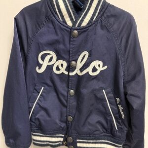 Ralph Lauren Polo Toddler bomber baseball jacket